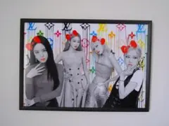 A4 額付き ポスター BLACKPINK ブラックピンク LV ヴィトン