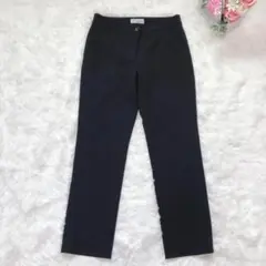 3162 レディース シンプルパンツ ベーシック ボトム キレイめ S 黒