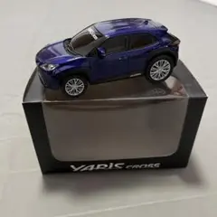 トヨタ ヤリスクロス プルバックカー ブルー YARIS ミニカー