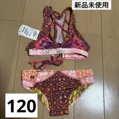 新品未使用　Maaji マージ120cm ビキニ ピンク　水着 女の子