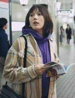 本田翼さん着用 UNUSED アンユーズド チェック ヘビーコットン ネルシャツ