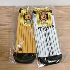 【阪神タイガース】ソックス 25-27cm メンズ 靴下 ストライプ 縦縞