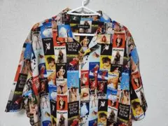 PLAYBOY 総柄シャツ クレイジー半袖FREAK'S STORE 別注 L