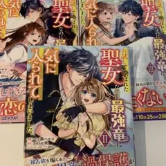 お試しで喚ばれた聖女なのに最強竜に気に入られてしまいました。 1、2、3巻