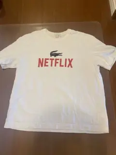 LACOSTE NETFLIX Tシャツ XL ホワイト