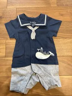 夏物セール⭐︎b.baby by BEBE セーラー風ロンパース　70cm