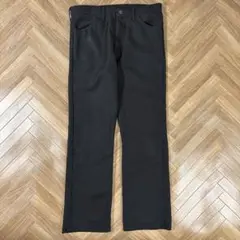 W34L32 ラングラー ランチャー Wrangler スラックス ブラック