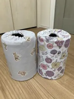 【　2点おまとめ　¥690 】ミルク缶カバーハンドメイド