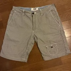 F.O.B FACTORY チェック柄ショートパンツ