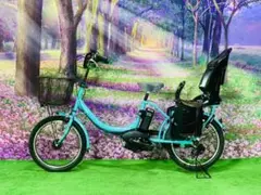 ❹ 4613子供乗せ電動自転車ヤマハ新品20インチ良好バッテリー
