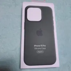 iPhone 15 Pro シリコンケース MagSafe グレー
