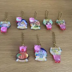カービィ　ぷっくりご当地キーホルダー8個セット
