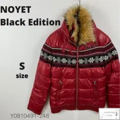 y2k NOYET Black Edition ジャケット ノルディック柄 S