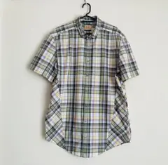 【HUGO BOSS】BOSS ORANGE半袖チェックシャツ XLサイズ