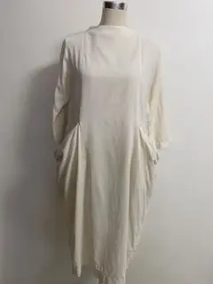 yuni プルオーバー ワンピース F アイボリー