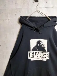 XLARGEエクストララージ★デカロゴ スウェットパーカー