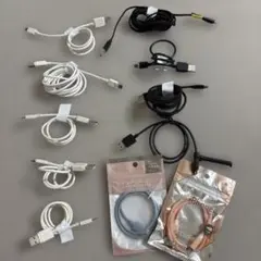 たくさん　12本セット　■iPhone ■急速充電 ■ライトニングUSBケーブル
