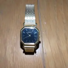 セイコー ゴールド 八角形 アナログ腕時計