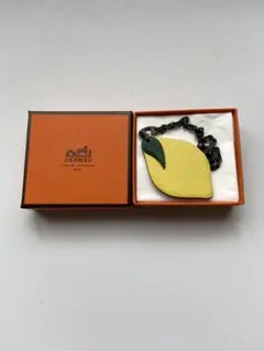 HERMES  エルメス　フルーツキーホルダー　レモン　チャーム HERMES - □美品□ HERMES エルメス フルーツポルトクレ レモン