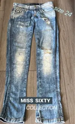MISS SIXTY COLLECTION ダメージデニム 【size 24】