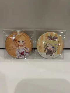 鏡音リン 缶バッジ 2個セット