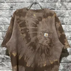 CARHARTT ポケット Tシャツ ポケT カーハート タイダイ 派手柄 br