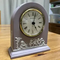 正規品　ウェッジウッド　置き時計　マントルロック　ジャスパー