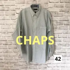 チャップス シャツ 長袖 大きめ Ｌサイズ ゆったり
