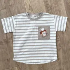 パンどろぼう ストライプTシャツ 120cm 半袖