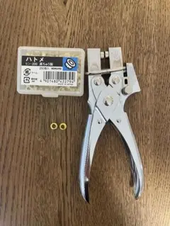 ハトメパンチとハトメセット