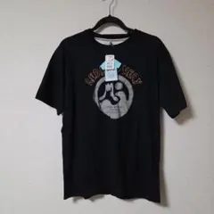 ノーブランド　メンズ　半袖　Tシャツ　黒　ブラック　BLACK　LL　新品未使用