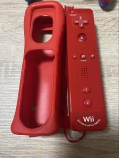 タイムセール‼️【動作確認済み】Wii MotionPlus内蔵リモコン レッド