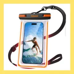 スマホ 防水ケース 完全防水 蓄光設計 最大7.9インチ対応 IPX8+