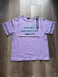 JENNI love メッセージプリントTシャツ パープル