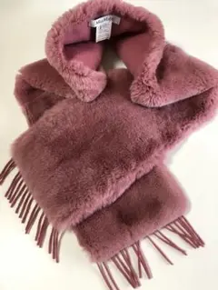 Max Mara のラビットファーあったかマフラー