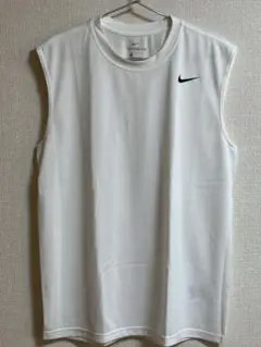 Nike ナイキ DRI-FIT ノースリーブ タンクトップ 白
