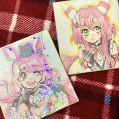 手描き イラスト ウマ娘 ファンアート 2枚セット