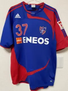 未使用タグ付 福西崇史 アディダス 日本代表ユニフォームシャツ メンズS 未使用タグ付 福西崇史 アディダス 日本代表ユニフォームシャツ
