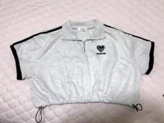 REMNANT DOCTIE ハーフジップクロップドトップス 150
