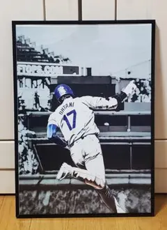 祝ドジャース大谷翔平 2024年MVP獲得！A3サイズポスターフレーム付き⑫