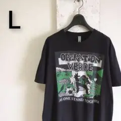 古着　バンドT　Tシャツ　OPERATION VERDE　ブラック　L