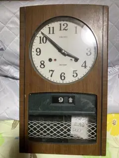 ジャンク出品SEIKO 掛時計 30日巻き 約30cm
