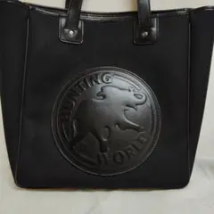 ✿HUNTINGWORLDハンティングワールドキャンバス×レザートートバッグ✿