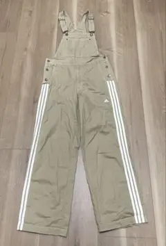 M715 Lサイズ　adidas 90sサロペット オーバーオール ベージュ