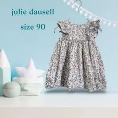 90〜 デンマーク【julie dausell】花柄ワンピース　北欧　フリル　女