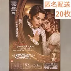 ボー・ブランメル フライヤー 20枚 朝美絢 夢白あや 瀬央ゆりあ 雪組