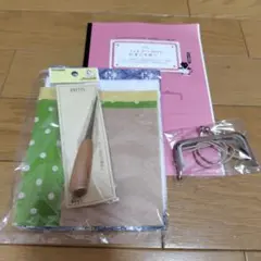 ファスナー付けとがまぐち作り