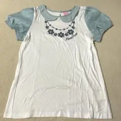 新品未使用　Mezzo Piano 花柄Tシャツ160cm
