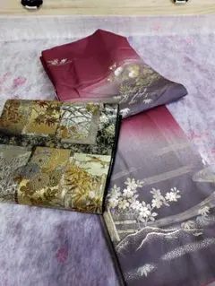 伝統工芸作家 和田光正 訪問着 帯 2点セット