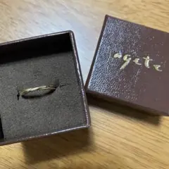 agete アガット ピンキーリング K10YG